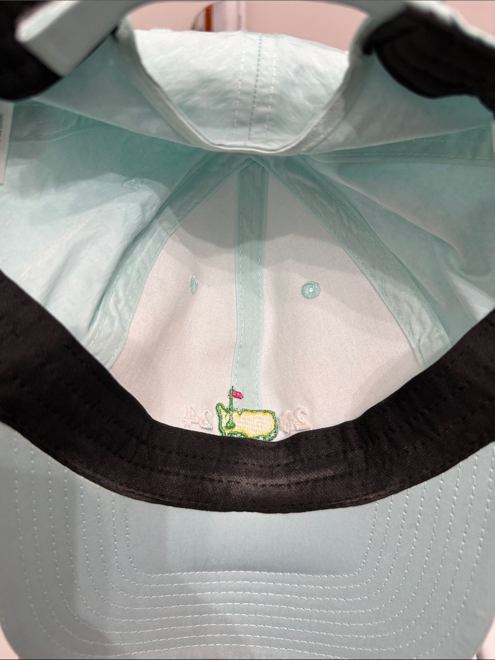 Masters Mint Green Cap with Yellow & Green Embroidered Logo - Picture 5 of 6